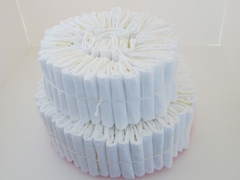 diaper cake second layer