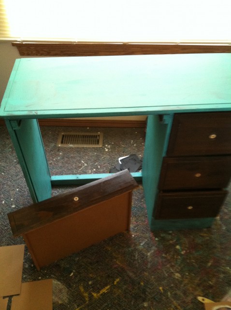 Childs Desk Before Pic