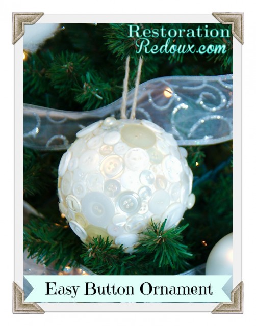 Easy Button Ornament