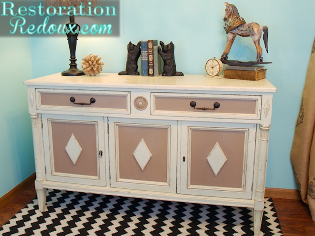 Painted and distressed furniture by restoration redoux.com