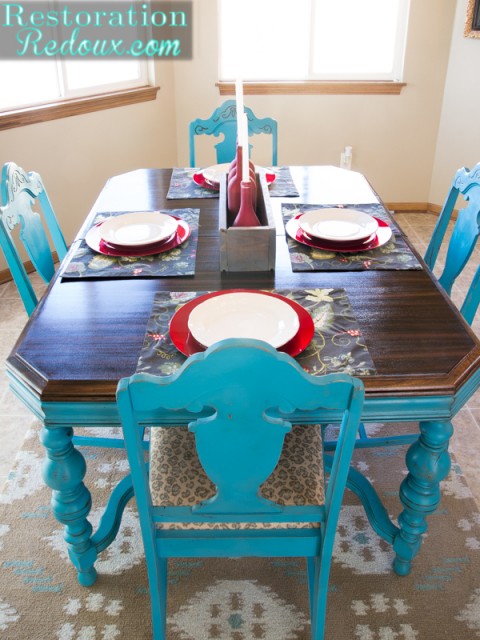 Turquoise Dining Set