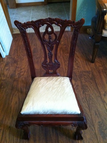 Vintage Childs Chair Before