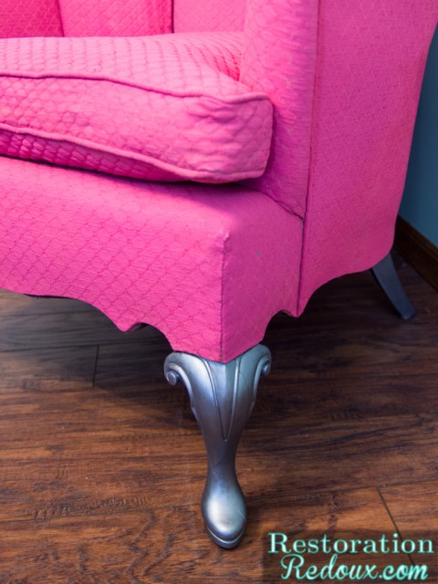 Pink Plaster Paint Chair