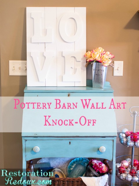 Pottery Barn Wall Art Knockoff