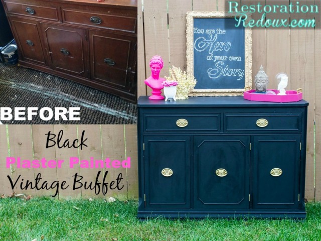 Black-PlasterPainted-Buffet-Makeover2