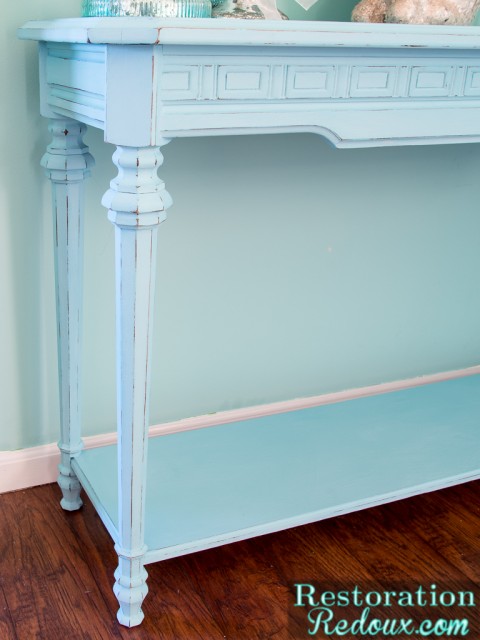 Blue-Console-Table