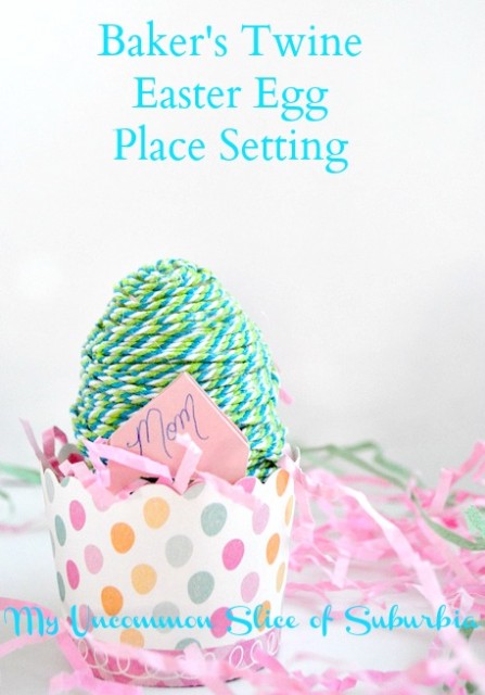 Easter Egg Place Setting