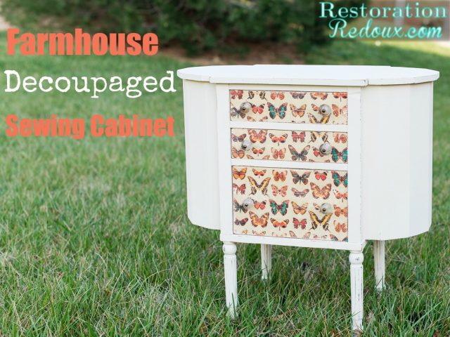 Ivory-Decoupaged-Sewing-Cabinet